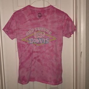 Odd Future Randy’s Donuts pink tie-dye tee